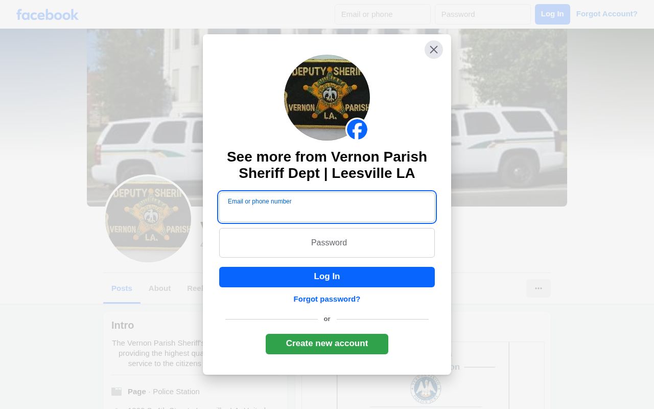 Vernon Parish wanted notice and sheriff news channel
